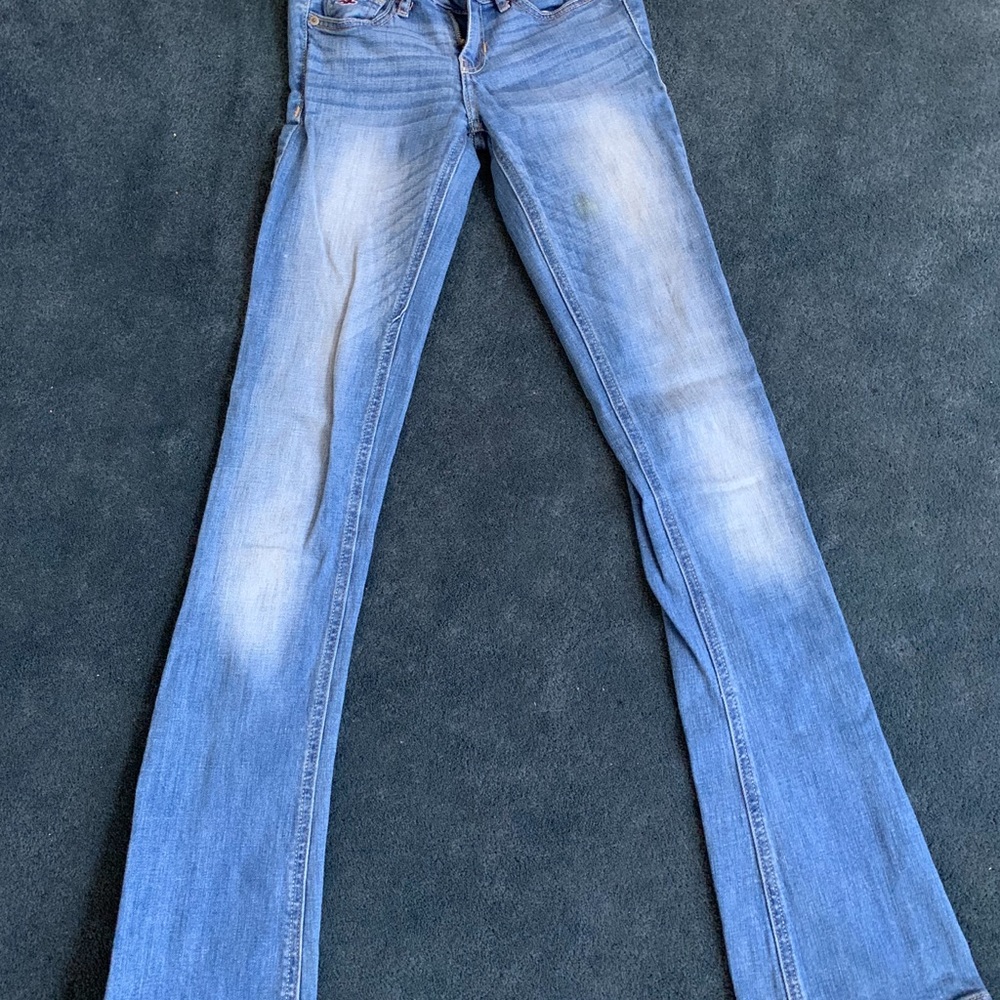 00R girls hollister jeans bootcut